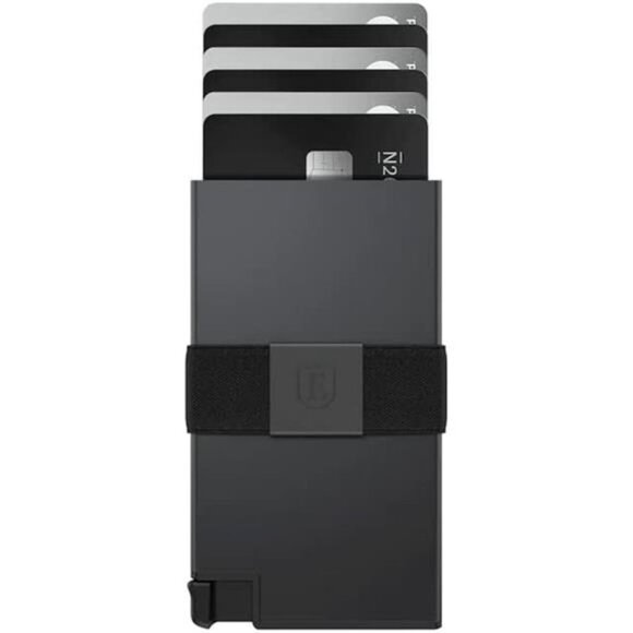 Aluminum Cardholder 0.2-inch Slim Minimalist Wallet Expandable Backplate